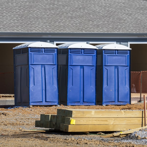 how can i report damages or issues with the porta potties during my rental period in Crawford New York